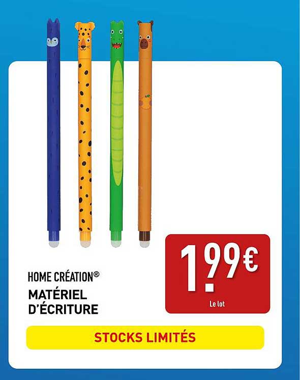 HOME CRÉATION® MATÉRIEL D’ÉCRITURE