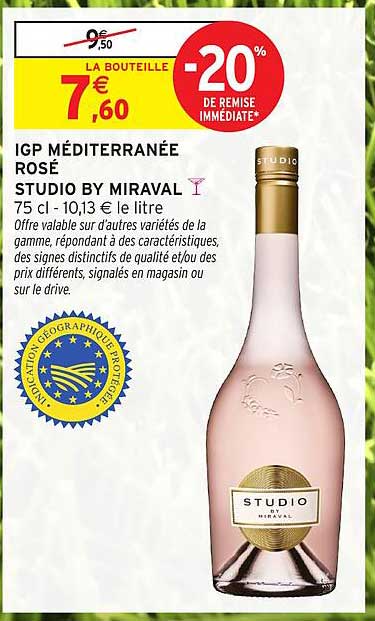 IGP MÉDITERRANÉE ROSÉ STUDIO BY MIRAVAL