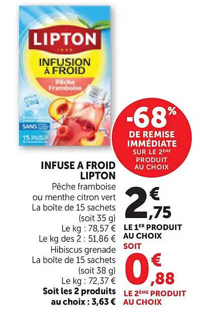 INFUSE A FROID LIPTON