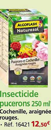 Insecticide pucerons 250 ml Cochenille, araignée rouges. Réf. 16421
