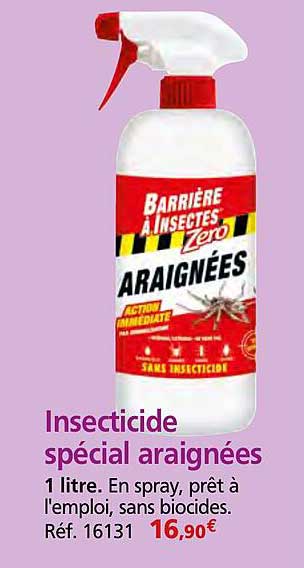 Insecticide spécial araignées
