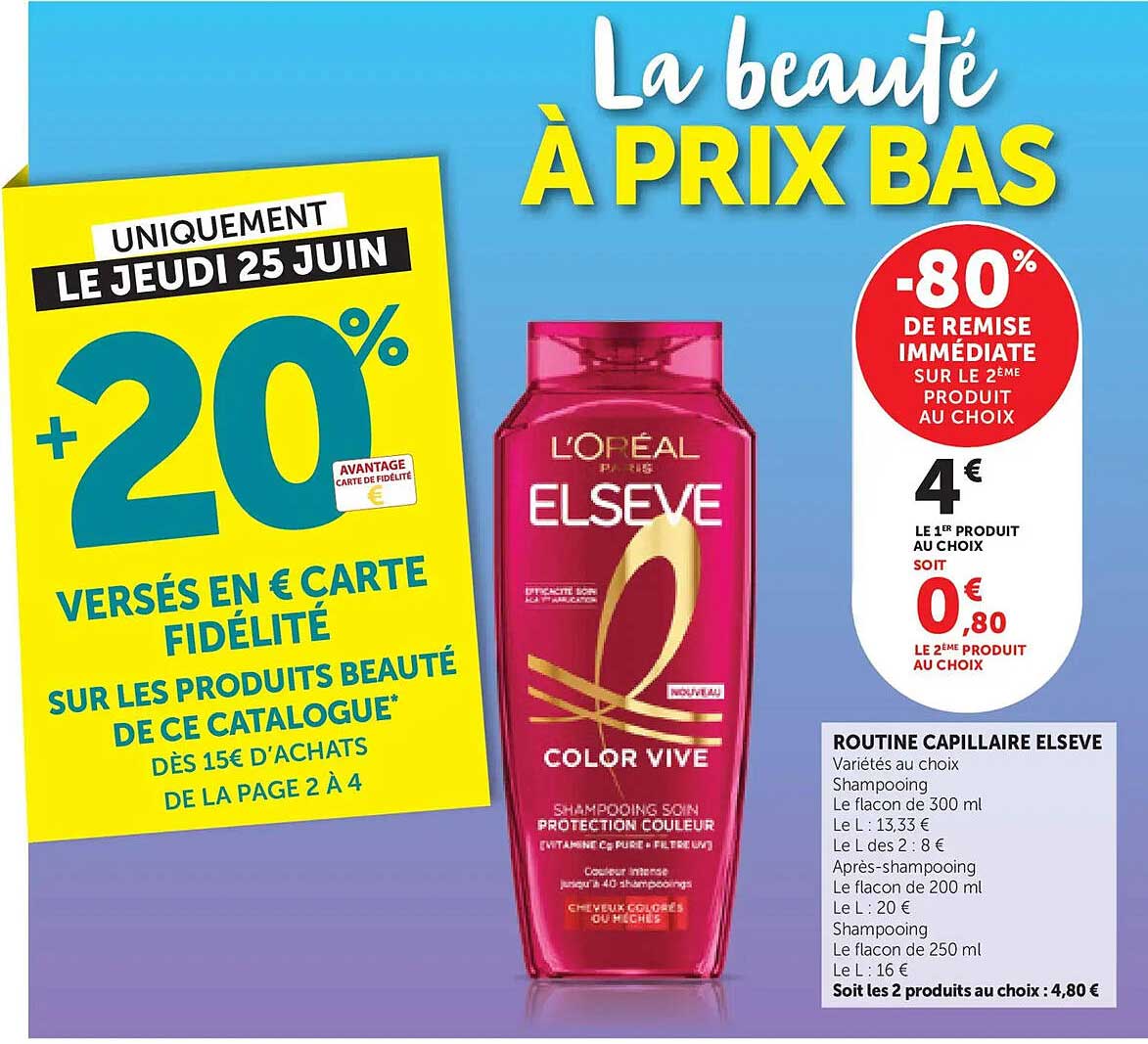 La beauté À PRIX BAS