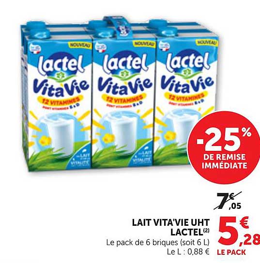 LAIT VITA'VIE UHT LACTEL(2)