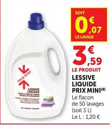 LE PRODUIT LESSIVE LIQUIDE PRIX MINI(B)