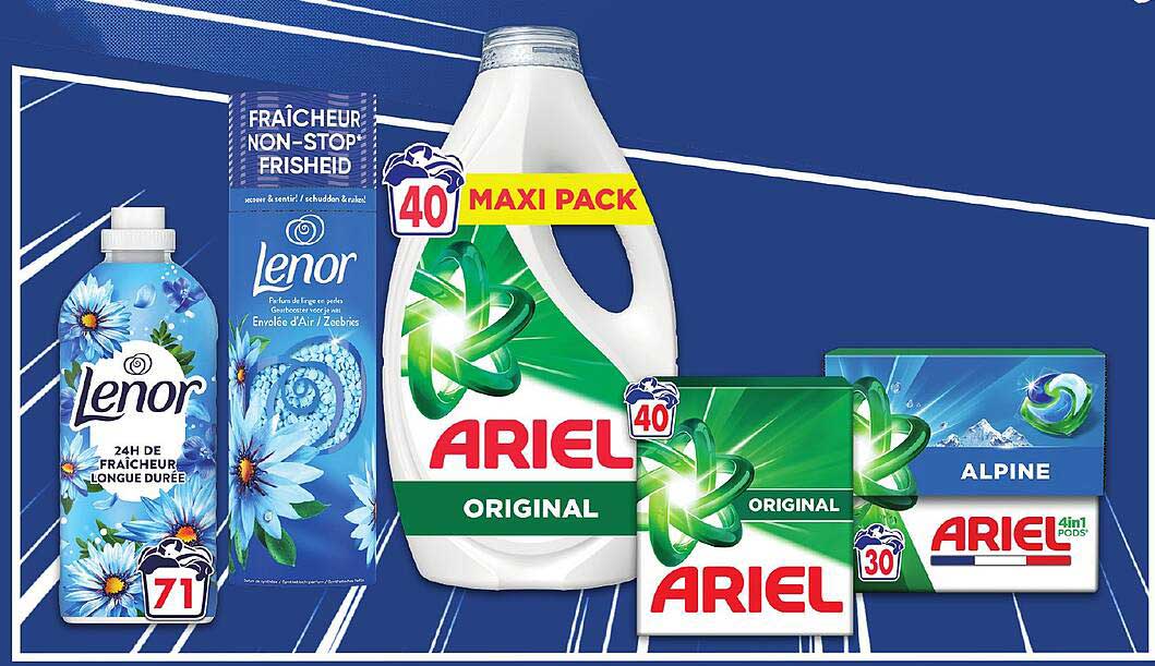 Lenor 24H de fraîcheur longue durée