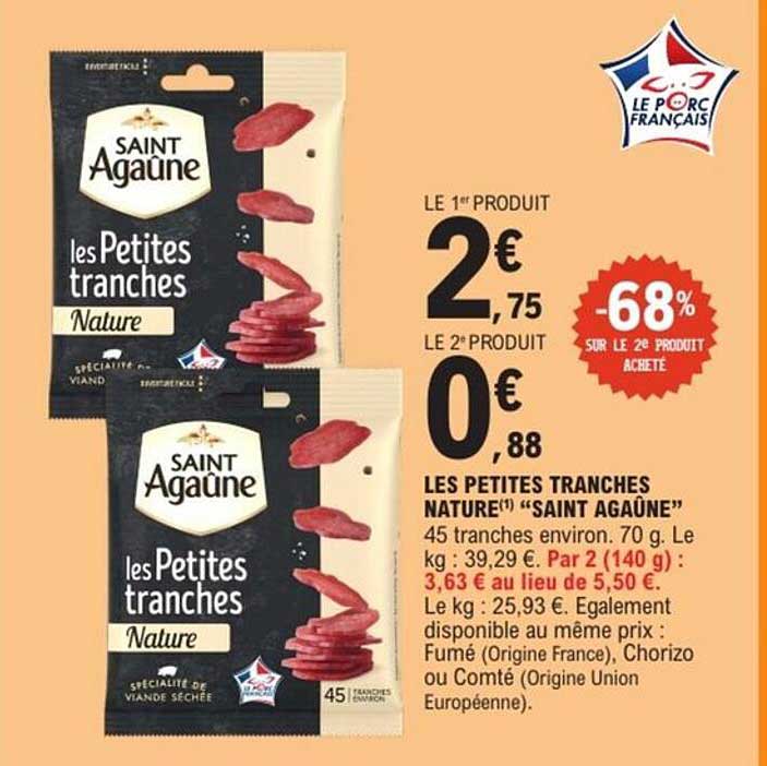 LES PETITES TRANCHES NATURE “SAINT AGAÛNE”