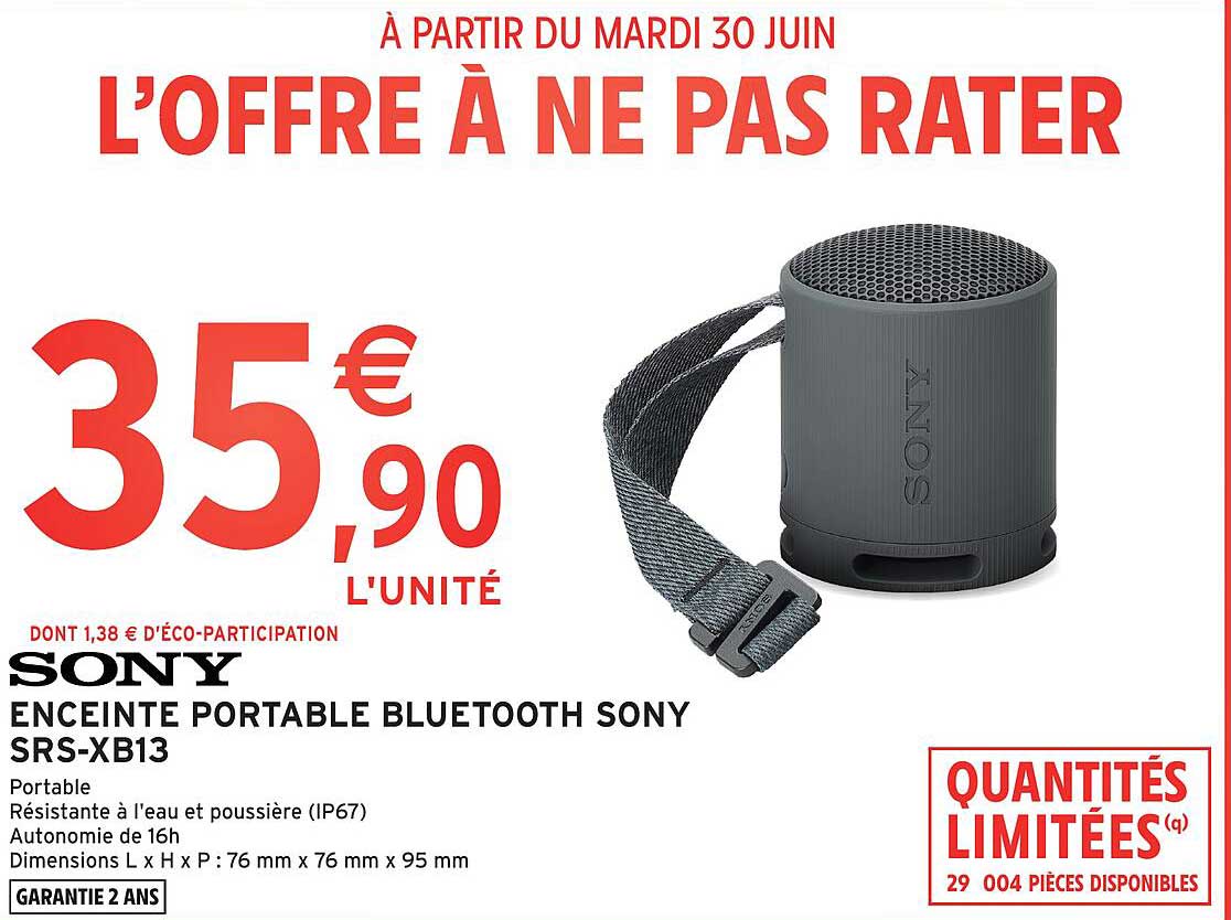 L’OFFRE À NE PAS RATER