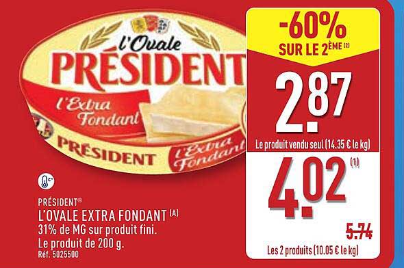 L’OVALE EXTRA FONDANT