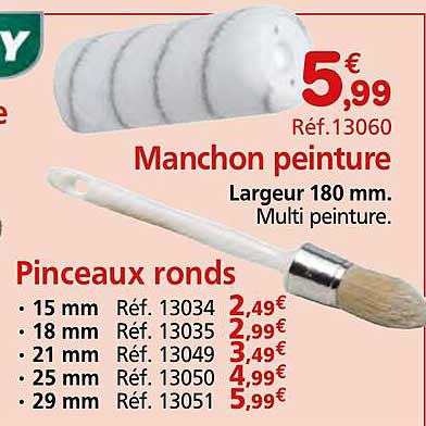 Manchon peinture