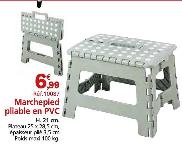 Marchepied pliable en PVC