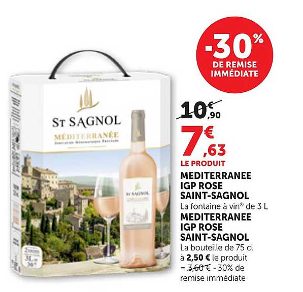 MEDITERRANEE IGP ROSE SAINT-SAGNOL