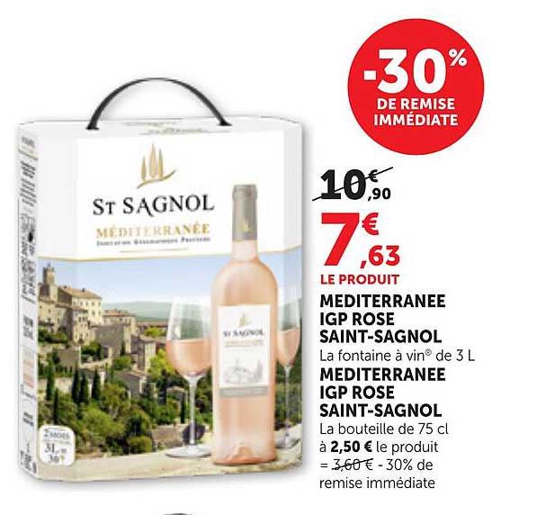 MEDITERRANEE IGP ROSE SAINT-SAGNOL