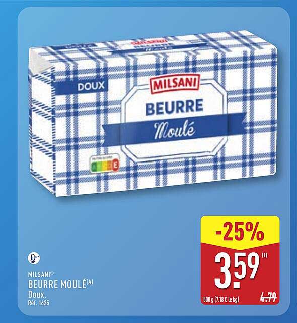 MILSANI® BEURRE MOULÉ Doux.