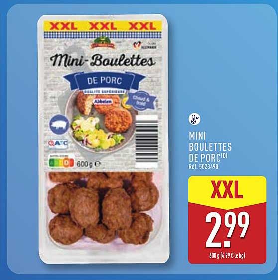 MINI BOULETTES DE PORC