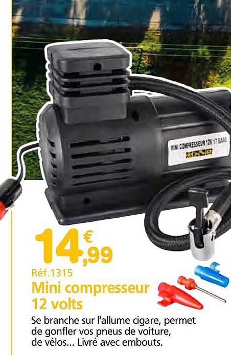 Mini compresseur 12 volts