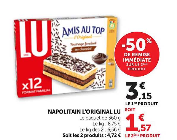 NAPOLITAIN L'ORIGINAL LU