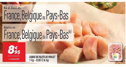 Né et élevé en France, Belgique ou Pays-Bas