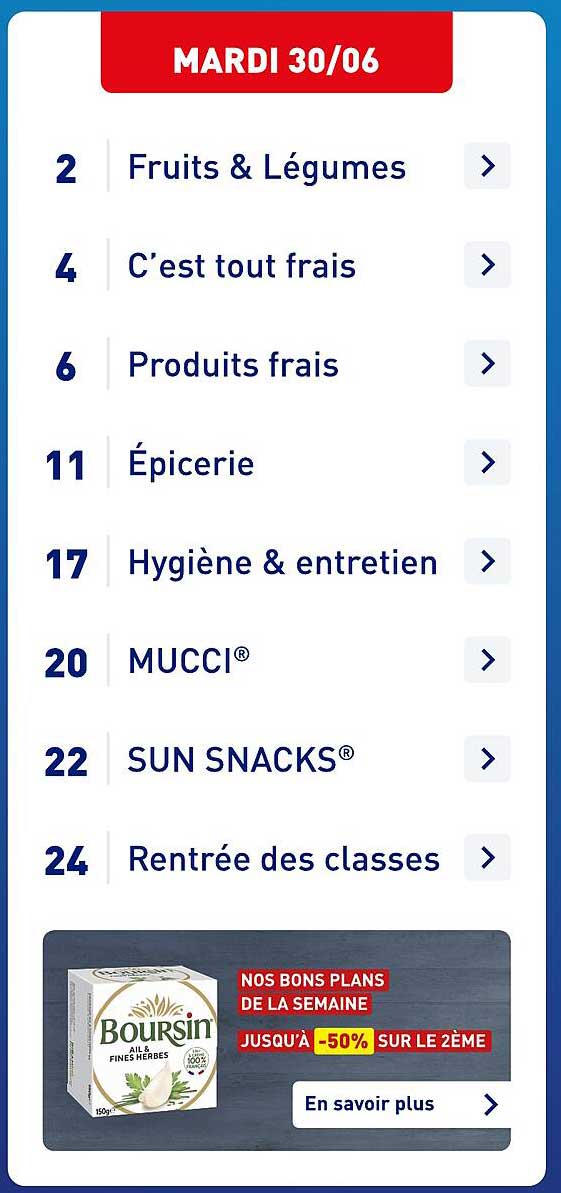 NOS BONS PLANS DE LA SEMAINE JUSQU'À -50% SUR LE 2ÈME