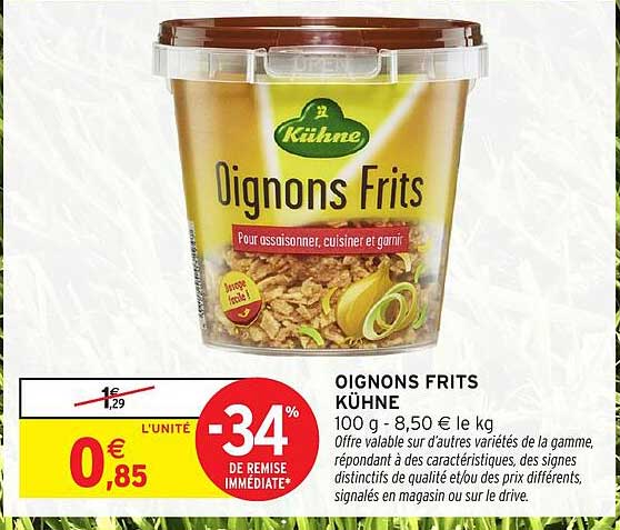 OIGNONS FRITS KÜHNE