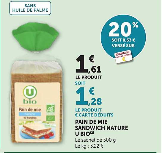 PAIN DE MIE SANDWICH NATURE U BIO(2)