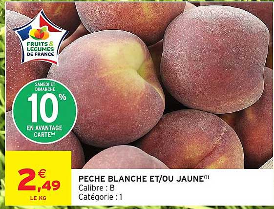 PECHE BLANCHE ET/OU JAUNE