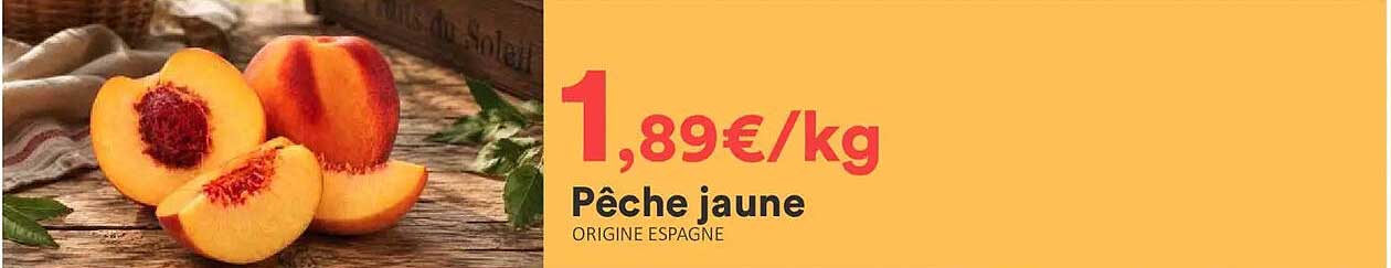Pêche jaune