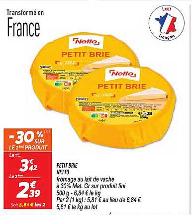 PETIT BRIE NETTO