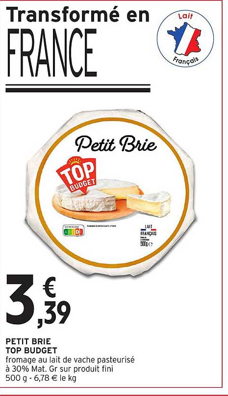 PETIT BRIE TOP BUDGET