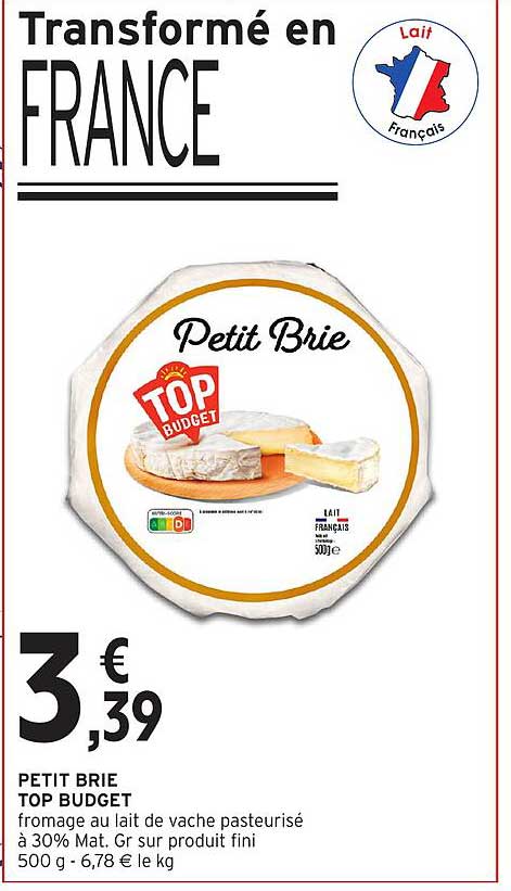 Petit Brie TOP BUDGET