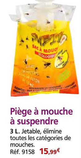 Piège à mouche à suspendre