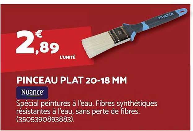 PINCEAU PLAT 20-18 MM
