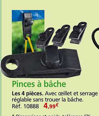 Pinces à bâche