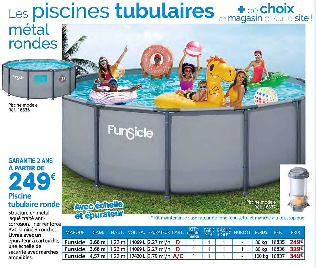 Piscine tubulaire ronde
