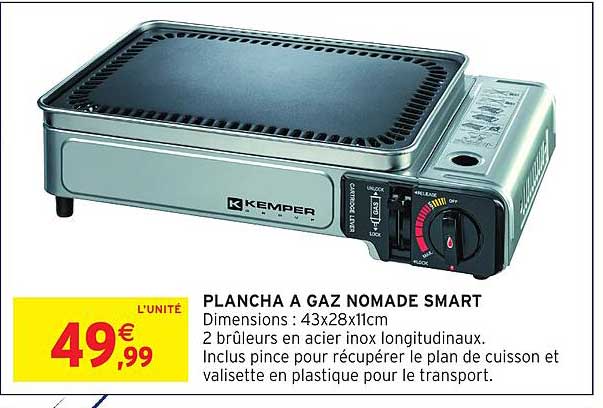 PLANCHA A GAZ NOMADE SMART