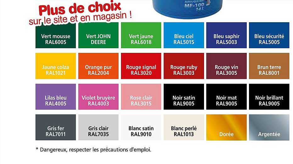 Plus de choix sur le site et en magasin !