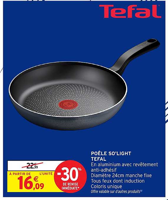 POÊLE SO'LIGHT TEFAL