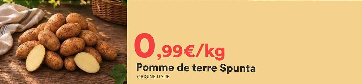Pomme de terre Spunta