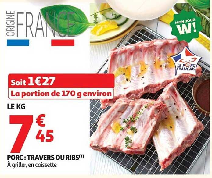 PORC : TRAVERS OU RIBS(1)