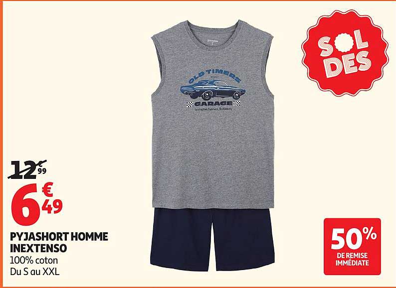 PYJASHORT HOMME INEXTENSO