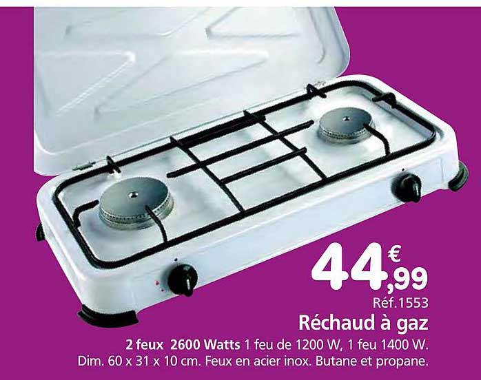 Réchaud à gaz
