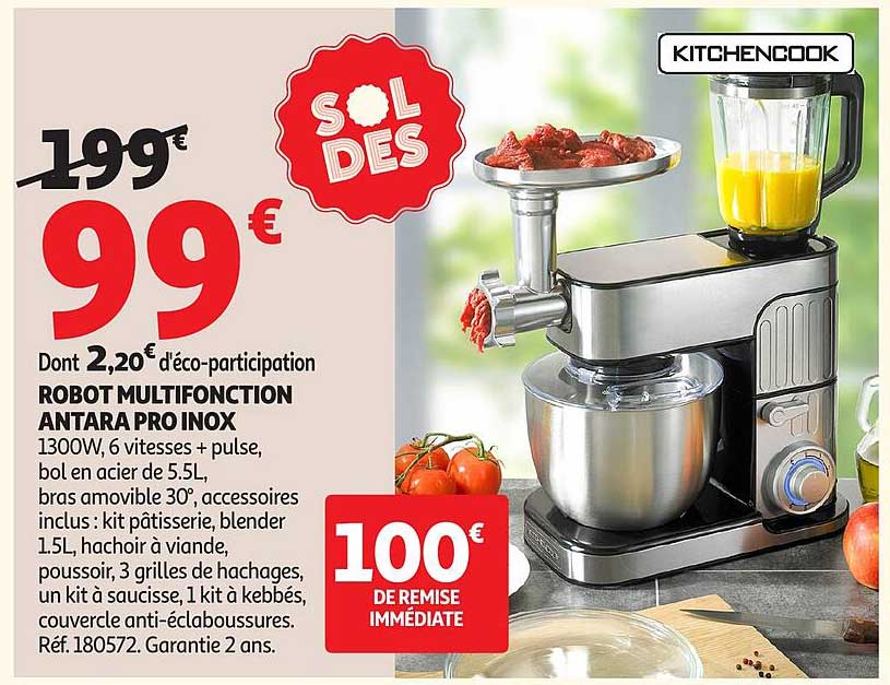 ROBOT MULTIFONCTION ANTARA PRO INOX