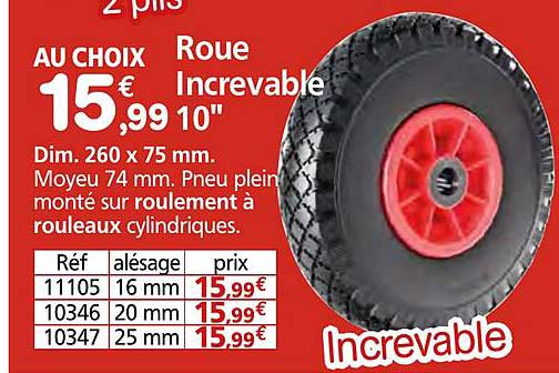 Roue Increvable 10"