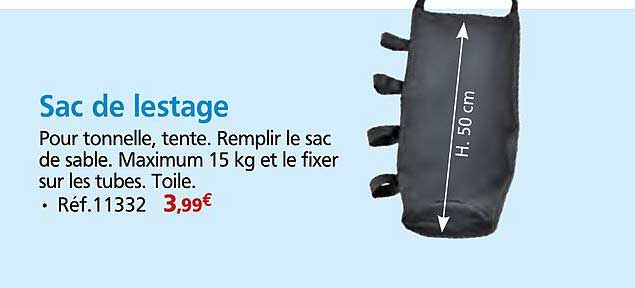 Sac de lestage