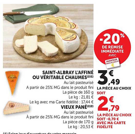 SAINT-ALBRAY L'AFFINÉ OU VÉRITABLE CHAUMES (2)(E)