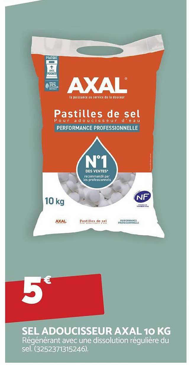 SEL ADOUCISSEUR AXAL 10 KG