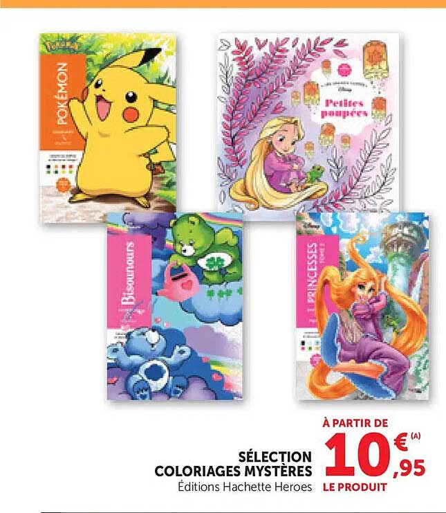 SÉLECTION COLORIAGES MYSTÈRES Éditions Hachette Heroes