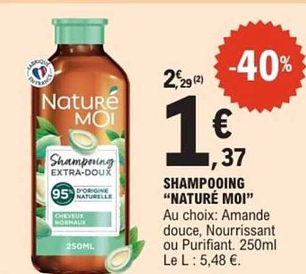 SHAMPOOING “NATURÉ MOI”