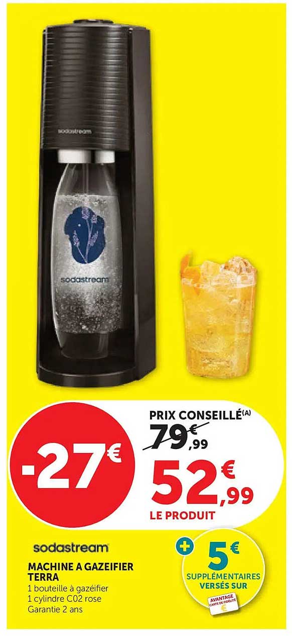 sodastream MACHINE A GAZEIFIER TERRA