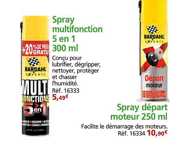 Spray multifonction 5 en 1 300 ml