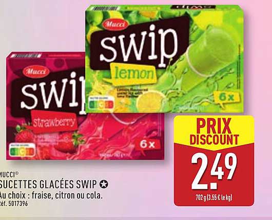 SUCETTES GLACÉES SWIP